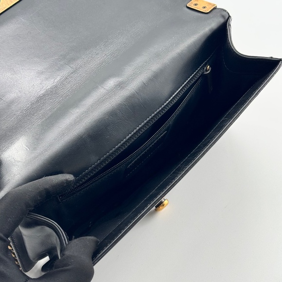 Chanel Black Boy Leather Handbag - Picture 10 of 13